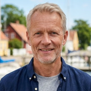 Portræt af casinoanmelder Mads Jensen