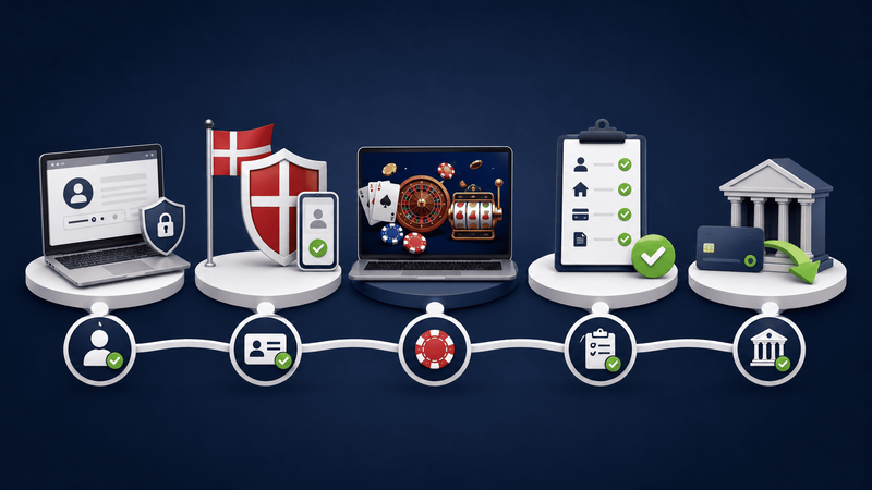 Kontrol af online casino fra oprettelse til udbetaling
